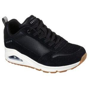 Skecher Street UNO SOLID AIR Sneakers Damen 155132/BLK Schwarz