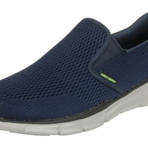 Skechers Equalizer Double Play Herren Slipper Mokassin Slip On NVY