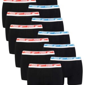 Puma Herren Boxer Boxershorts Men Unterhose Multi Logo Pant Unterwäsche 12er Pac...