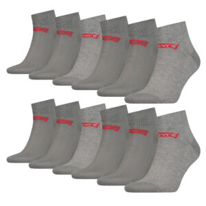 12 Paar Levis 168SF Mid Cut Unisex Socken Sneakersocken Strümpfe 903051001
