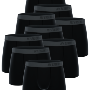 9 er Pack My Essential Clothing Basic Boxershorts Cotton Bio Herren Shorts Unter...