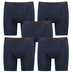 5er Pack Levis Herren Movement Tencel Long Boxer Shorts Unterhose Pant Unterwäsc...