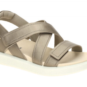 Ecco SOFT SANDAL 23881361564 grau - Riemchen Sandale f?r Damen