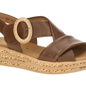 Gabor 84.556.24 dunkel-braun - Riemchen Sandale f?r Damen