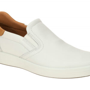 Ecco SOFT 7 MENS 47083450104 wei? - sportliche Slipper f?r Herren