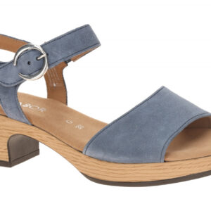 Gabor 82.071.26 hell-blau - Riemchen Sandale f?r Damen