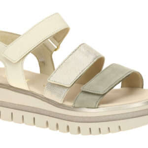 Gabor 84.620.69 beige - Riemchen Sandale f?r Damen