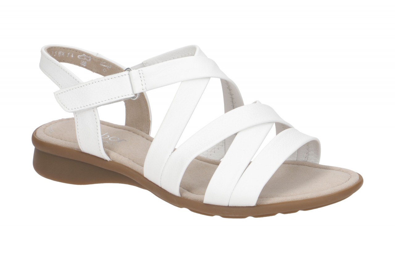 Gabor FLORENZ 66.066.50 wei? - Sandalette f?r Damen 1 Gabor FLORENZ 66.066.50 wei? - Sandalette f?r Damen
