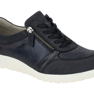 Waldl?ufer 815M01 408 217 dunkel-blau - bequeme Slipper f?r Damen