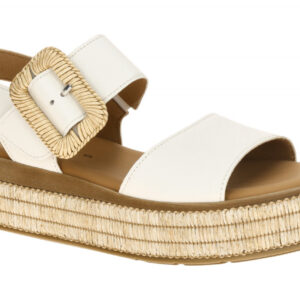Gabor 84.562.20 wei? - Riemchen Sandale f?r Damen