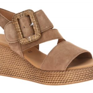 Gabor 84.771.14 braun - Riemchen Sandale f?r Damen