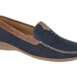 Gabor 86.090.46 blau - bequeme Slipper f?r Damen
