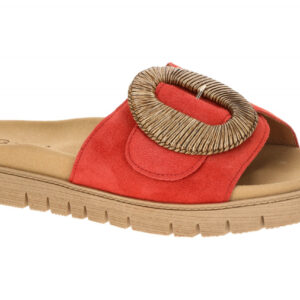 Gabor 83.742.15 rot - Pantolette f?r Damen