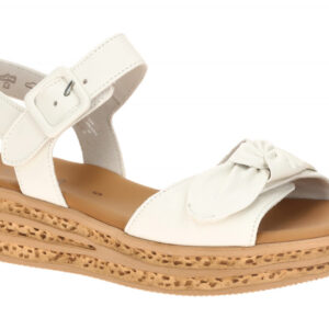 Gabor 84.553.20 wei? - Riemchen Sandale f?r Damen