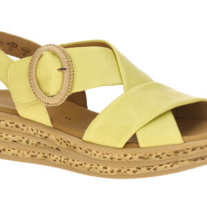 Gabor 84.556.23 gelb - Riemchen Sandale f?r Damen