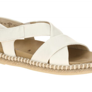 Gabor 83.781.20 wei? - Riemchen Sandale f?r Damen