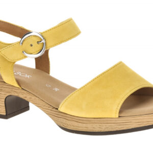 Gabor 82.071.32 gelb - Riemchen Sandale f?r Damen