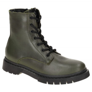 Tamaris Stiefel Lace Up Boots gr?n olive Leder 1-25269-41