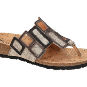 Think JULIA 3-001136-3010 grau - Pantoletten f?r Damen