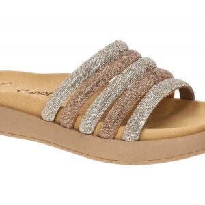 Gabor 83.752.82 gold - bequeme Pantolette f?r Damen