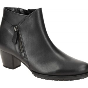 Gabor 76.603.57 schwarz - elegante Stiefelette f?r Damen