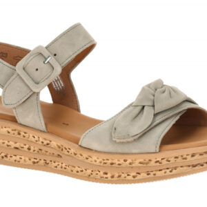 Gabor 84.553.11 gr?n - Riemchen Sandale f?r Damen