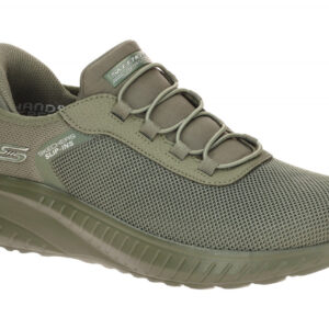 Skechers BOBS SQUAD CHAOS 118303 OLV olive - bequeme Halbschuhe f?r Herren