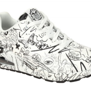 Skechers UNO 177972 WBK wei? - Sneakers f?r Damen