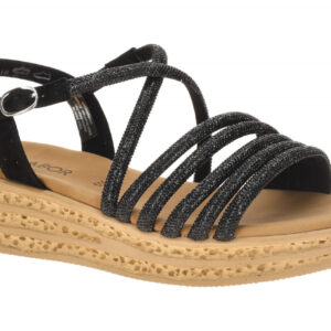 Gabor 84.555.87 schwarz - Riemchen Sandale f?r Damen