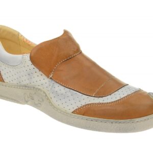 Eject SKAT 16920.001 camel white hell-braun - bequeme Slipper f?r Herren