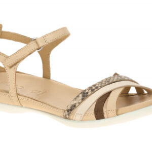 Ecco FLASH 24424361527 hell-braun - Riemchen Sandale f?r Damen