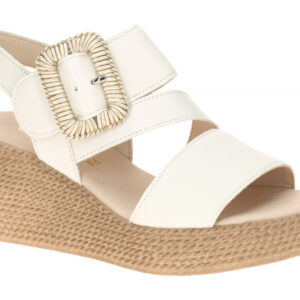 Gabor 84.771.20 wei? - Riemchen Sandale f?r Damen