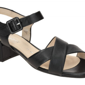 Gabor 62.913.27 schwarz - Riemchen Sandale f?r Damen