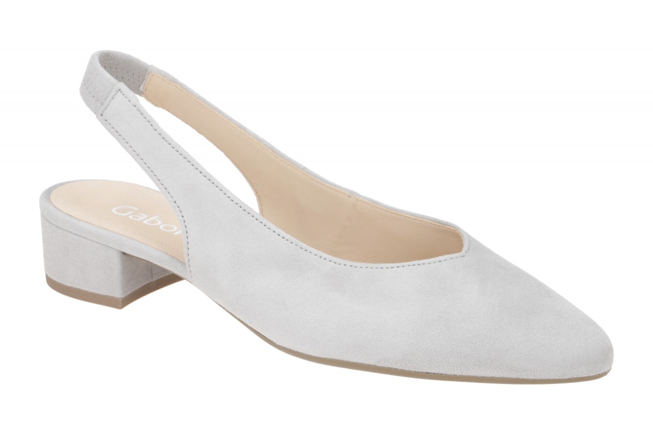 Gabor 41.520.19 hell-grau - Sling Pumps f?r Damen 1 Gabor 41.520.19 hell-grau - Sling Pumps f?r Damen