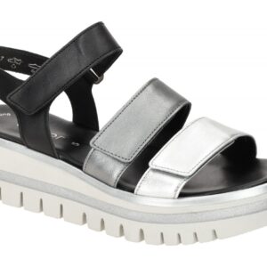 Gabor 84.620.61 grau - Riemchen Sandale f?r Damen