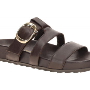 Paul Green 6171-029 dunkel-braun - bequeme Pantolette f?r Damen