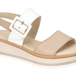 Gabor 82.744.58 taupe - Riemchen Sandale f?r Damen