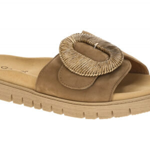 Gabor 83.742.14 hell-braun - Pantolette f?r Damen