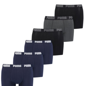 Puma Herren Cat Boxer Shorts Everyday Unterhose Pant Unterwäsche 6 er Pack