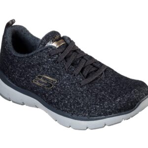 Skechers Sport Womens FLEX APPEAL 3.0 PLUSH JOY Sneakers Frauen Grau