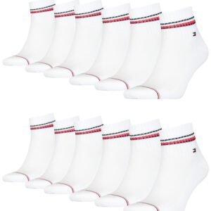12 Paar TOMMY HILFIGER Herren ICONIC QUARTER Gr. 39 - 49 Sneaker Socken