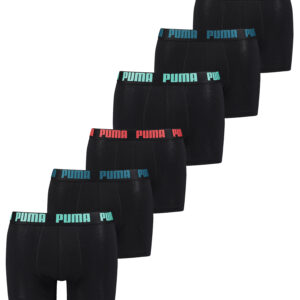 Puma Herren Cat Boxer Shorts Everyday Unterhose Pant Unterwäsche 6 er Pack