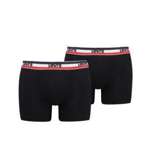 Levi's Sportswear Logo Herren Boxershorts Unterwäsche aus Bio-Baumwolle im 2er P...