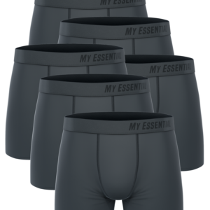 6 er Pack My Essential Clothing Basic Boxershorts Cotton Bio Herren Shorts Unter...