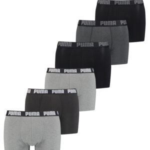 Puma Herren Cat Boxer Shorts Everyday Unterhose Pant Unterwäsche 6 er Pack