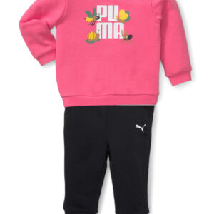 Puma Small World Infants Set TR Kinder Jogginganzug pink/schwarz 670133 82