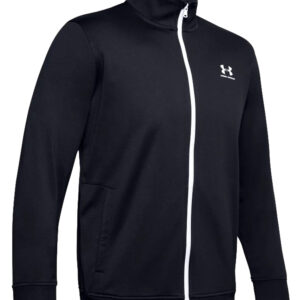 Under Armour Sportstyle Tricot Jacket Full Zip Herren Trainingsjacke 1329293 sch...