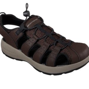 Skechers Herren Sport Casual MELBO JOURNEYMAN 2 Sandalen Men Braun