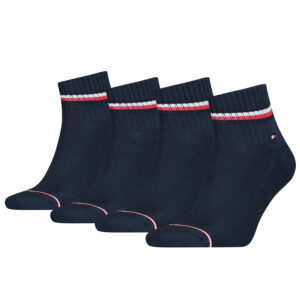 4 Paar TOMMY HILFIGER Herren ICONIC QUARTER Gr. 39 - 49 Sneaker Socken