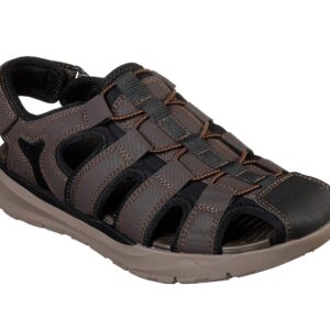 Skechers Men's USA Street Wear RELONE HENTON Sandalen Men Braun